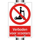 Verboden voor scooters