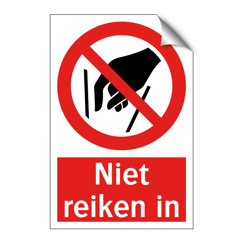 Niet reiken in
