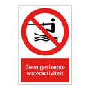 Geen gesleepte wateractiviteit