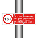 <18 jaar: Geen verkoop van tabak/alcohol. Samen kopen betekent ID-controles voor iedereen