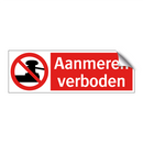 Aanmeren verboden