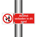 Alcohol verboden in dit pand