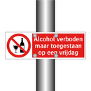 Alcohol verboden maar toegestaan op een vrijdag