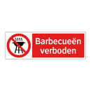 Barbecueën verboden