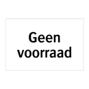 Geen voorraad & Geen voorraad & Geen voorraad & Geen voorraad & Geen voorraad & Geen voorraad