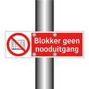 Blokker geen nooduitgang