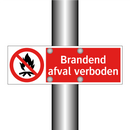 Brandend afval verboden