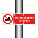 Buitenschoenen verboden