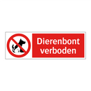Dierenbont verboden