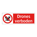 Drones verboden