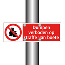 Dumpen verboden op straffe van boete