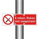 E-roken/Roken niet toegestaan