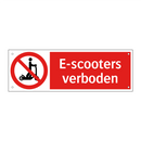 E-scooters verboden