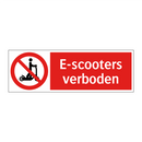 E-scooters verboden