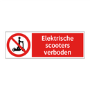 Elektrische scooters verboden
