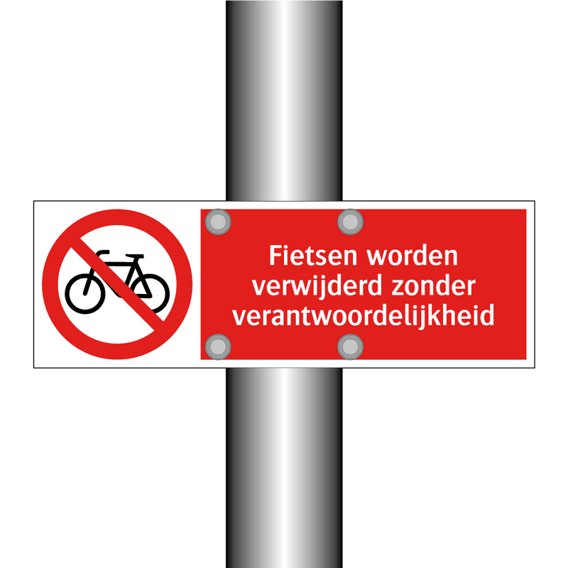 Fietsen worden verwijderd zonder verantwoordelijkheid