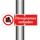 Filmopnames verboden