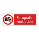 Fotografie verboden
