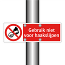 Gebruik niet voor haakslijpen