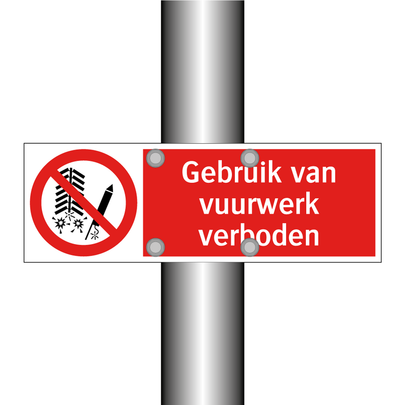 Gebruik van vuurwerk verboden