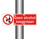Geen alcohol toegestaan
