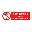 Geen camera's geen cameramobielen