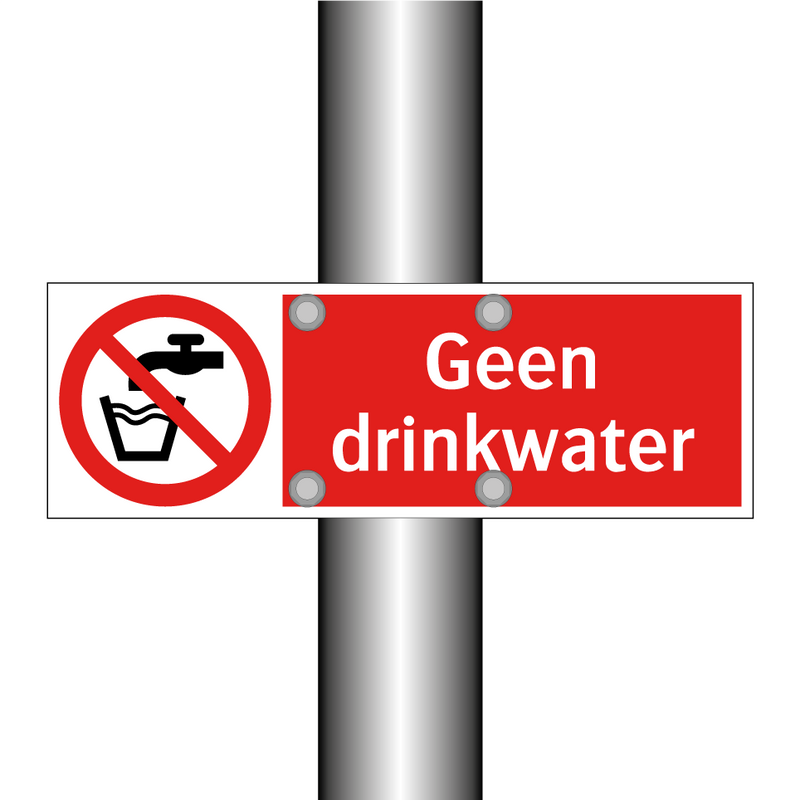 Geen drinkwater