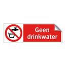 Geen drinkwater