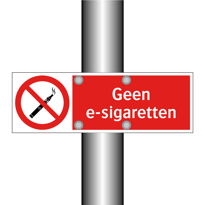 Geen e-sigaretten
