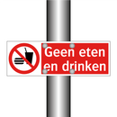 Geen eten en drinken