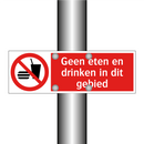 Geen eten en drinken in dit gebied