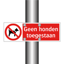 Geen honden toegestaan