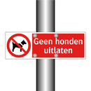 Geen honden uitlaten