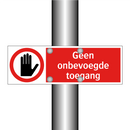 Geen onbevoegde toegang