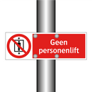 Geen personenlift