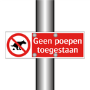 Geen poepen toegestaan