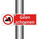 Geen schoenen