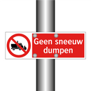 Geen sneeuw dumpen