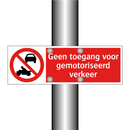 Geen toegang voor gemotoriseerd verkeer