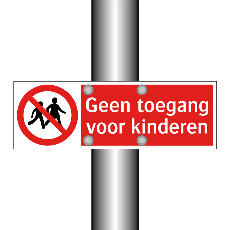 Geen toegang voor kinderen