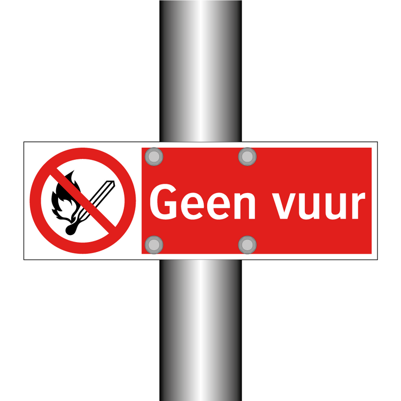 Geen vuur