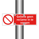 Gelieve geen reclame in te voegen