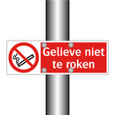 Gelieve niet te roken