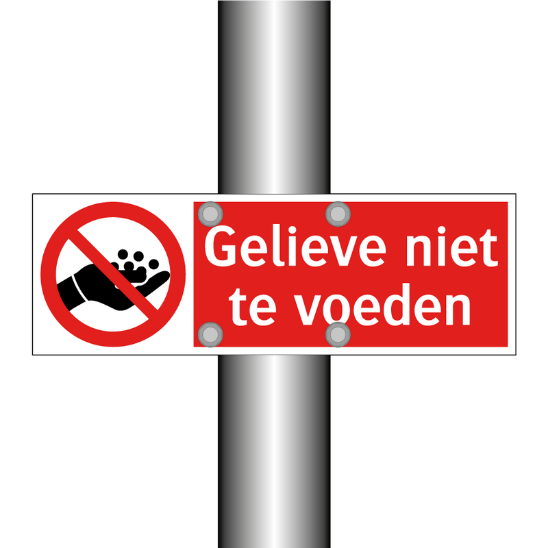 Gelieve niet te voeden