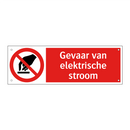 Gevaar van elektrische stroom