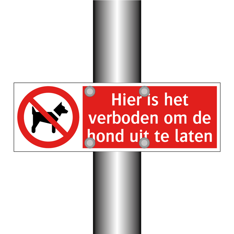 Hier is het verboden om de hond uit te laten