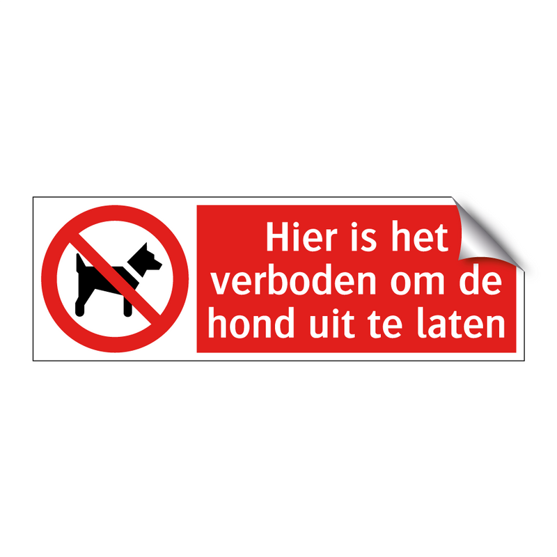 Hier is het verboden om de hond uit te laten