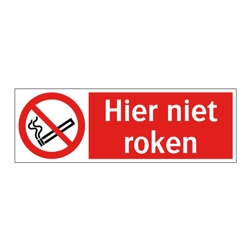 Hier niet roken