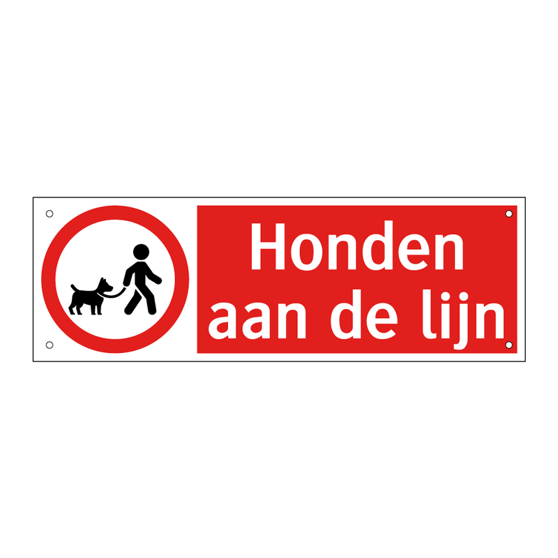 Honden aan de lijn
