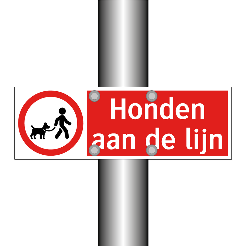 Honden aan de lijn